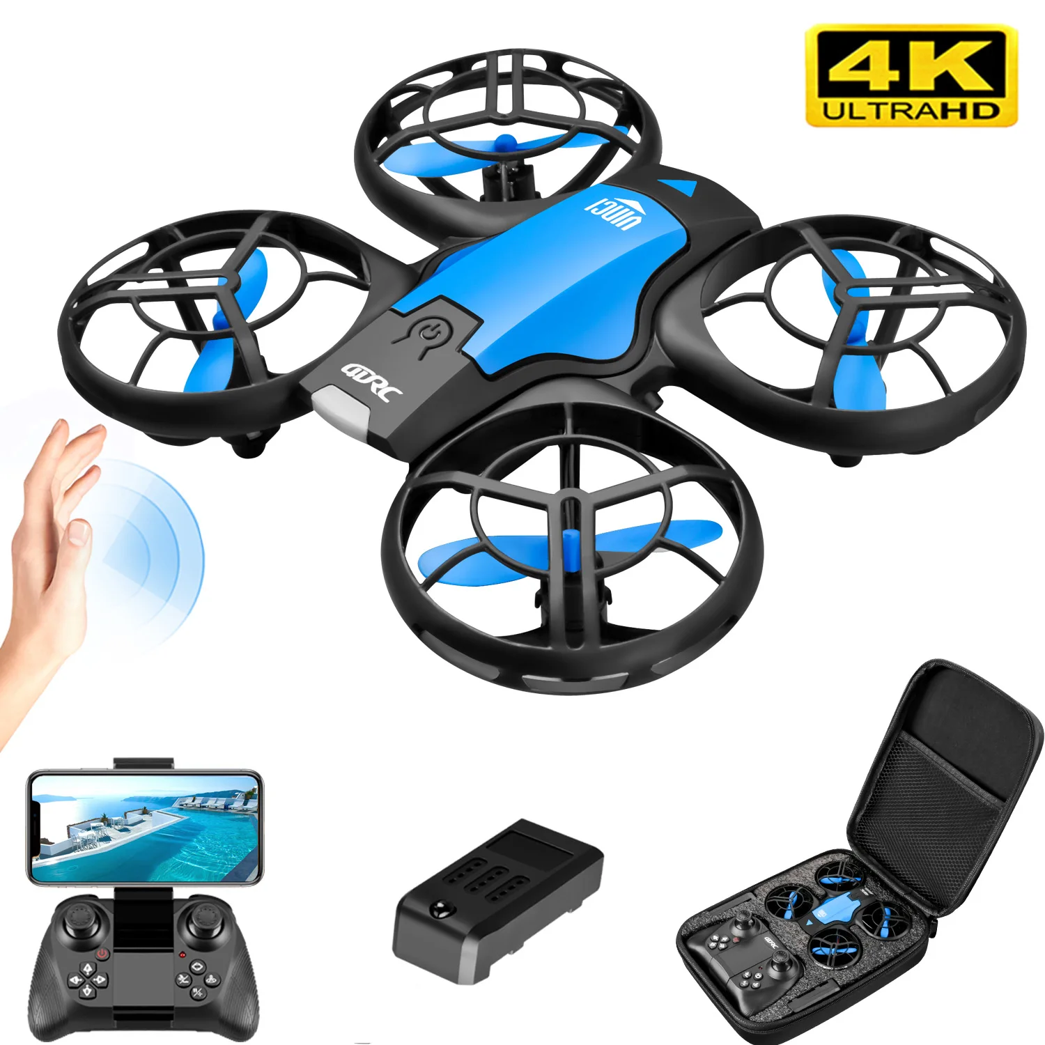 V8 New Mini Drone 4K Professio - Drone Camera Professional avaliação e preço