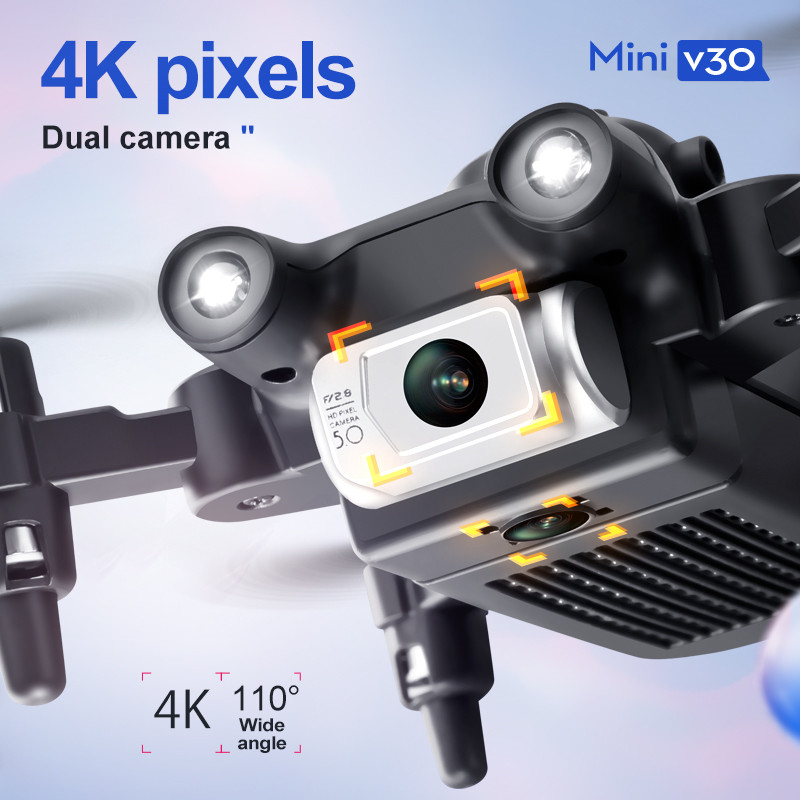 Mini V30 WiFi FPV Drone With 4 - Drone Camera Lens avaliação e preço