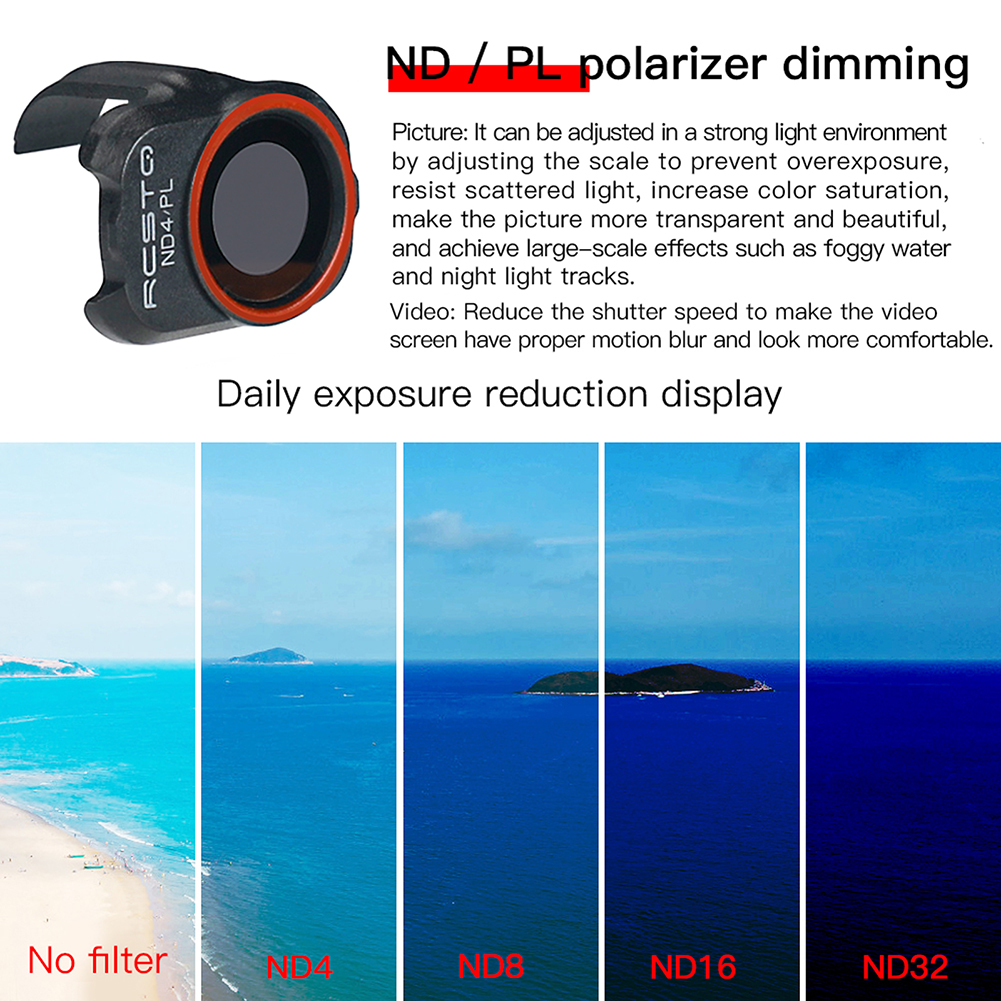 For DJI Mini 2 Camera Lens Fil - Drone Camera Filter avaliação e preço