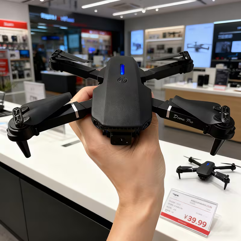 New E88Pro RC Drone 4K Profess - Drone Camera Wide Angle avaliação e preço