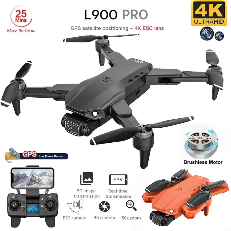 L900 Pro GPS Drone 4K Professi - Drone Camera Lens avaliação e preço