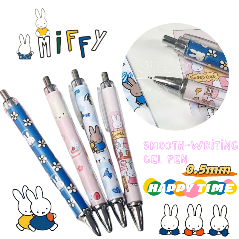 New Miffy Rabbit Press Gel Pen - Drone Camera Stabilized avaliação e preço