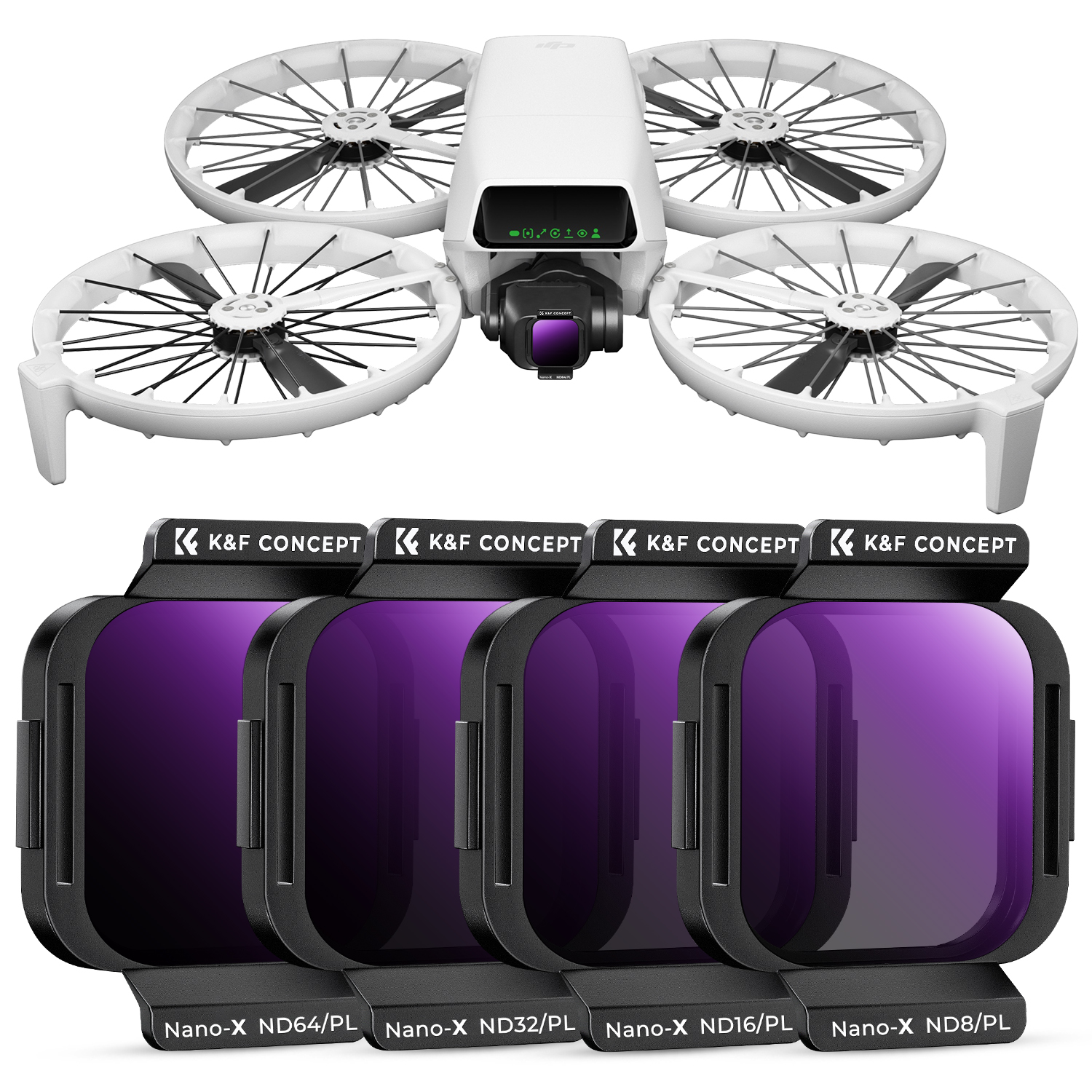 K&F Concept ND/PL Filter Set f - Drone Camera Filter avaliação e preço