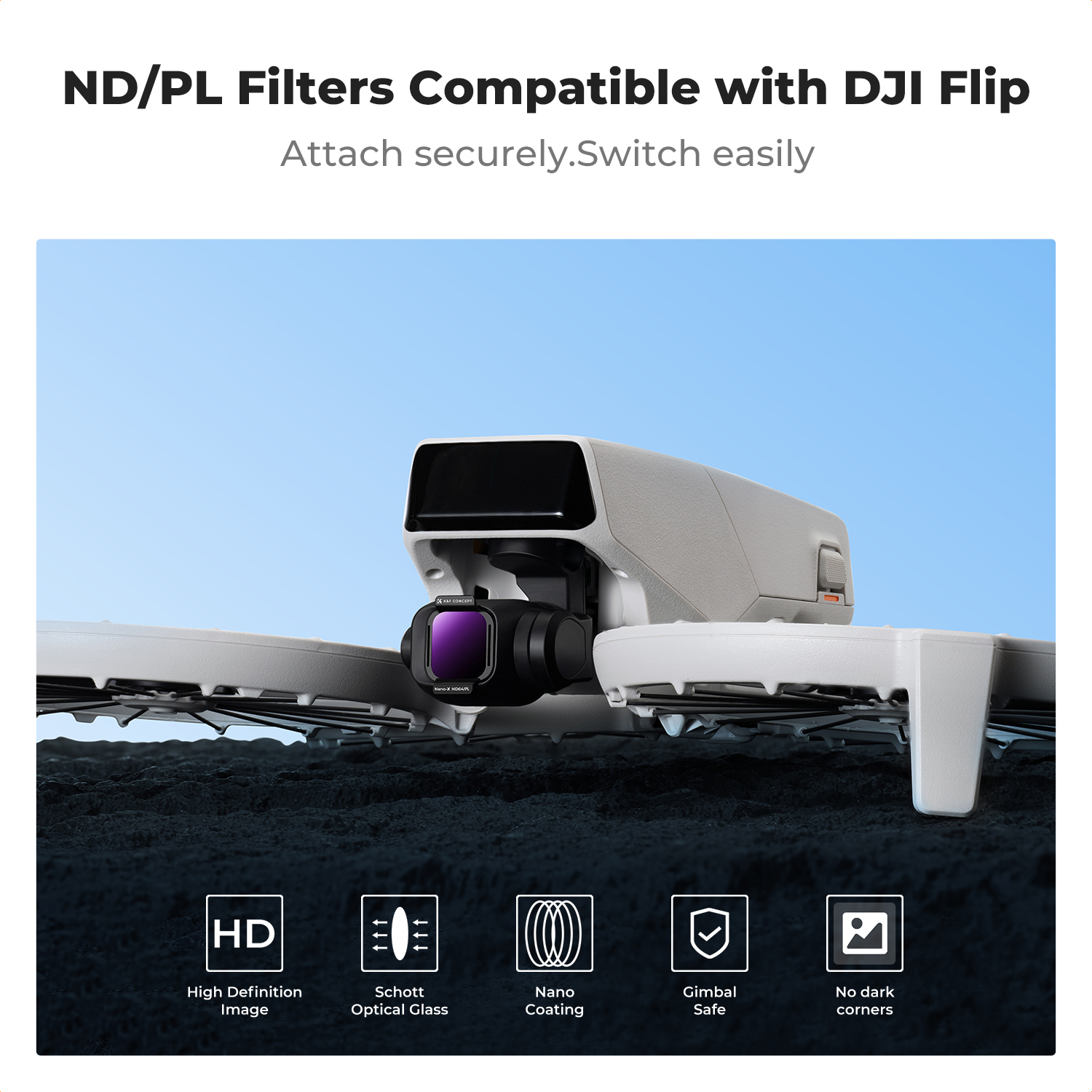 K&F Concept ND/PL Filter Set f - Drone Camera Filter avaliação e preço