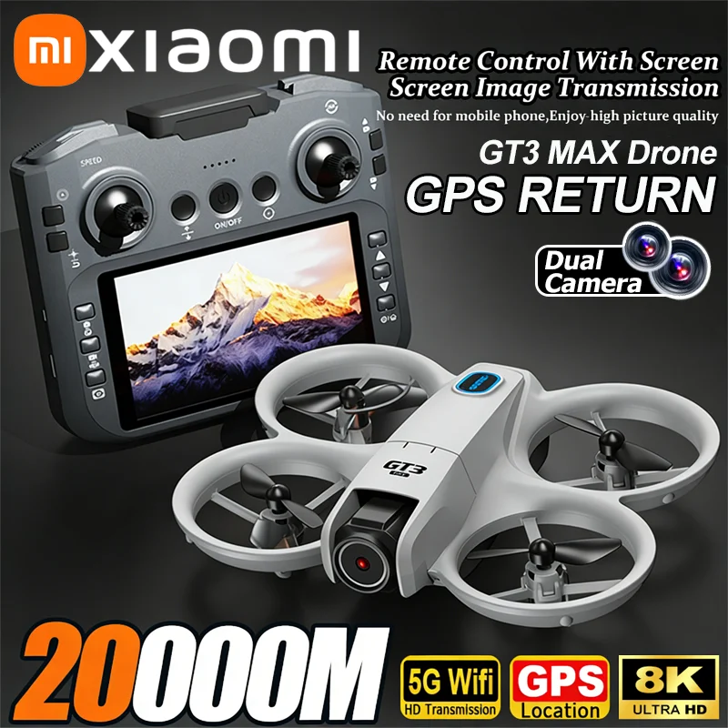Xiaomi GT3 MAX GPS Drone 8K Ae - Drone Camera Wide Angle avaliação e preço
