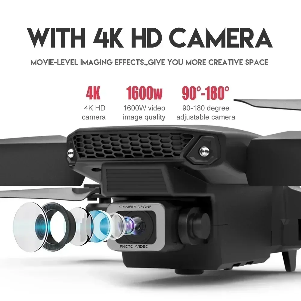 E88 Pro WIFI FPV Drone Wide An - Drone Camera Mount avaliação e preço