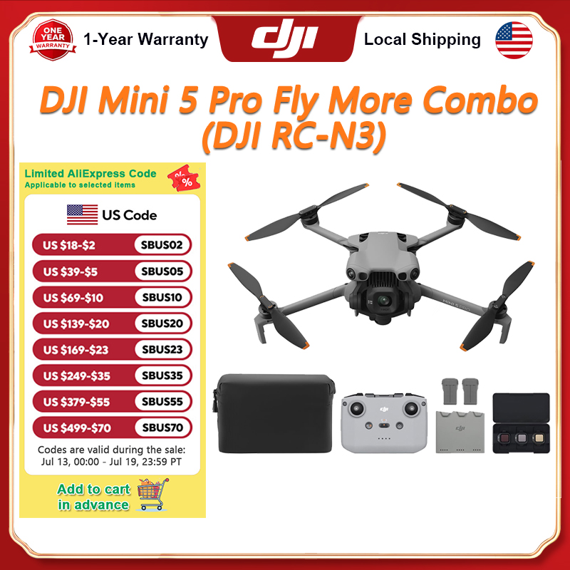 DJI Mini 5 Pro Drone Fly More  - Drone Camera Vlog avaliação e preço