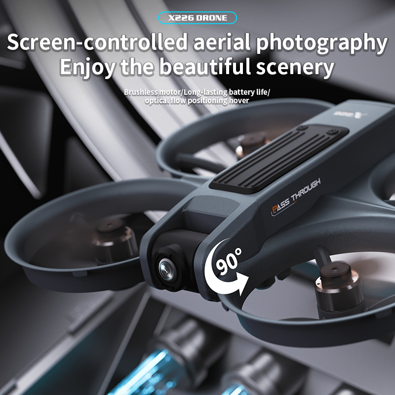 NEW X226 RC Drone 2.4G 5G WIFI - Drone Camera Lens avaliação e preço