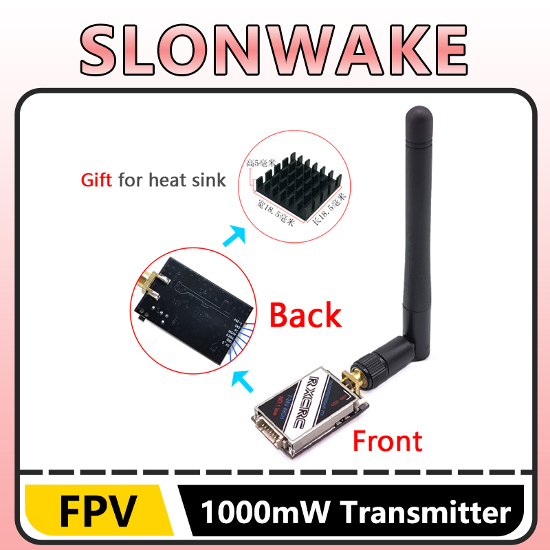 SLONWAKE  5.8G 48CH 1W VTX 100 - Drone Camera Lens avaliação e preço