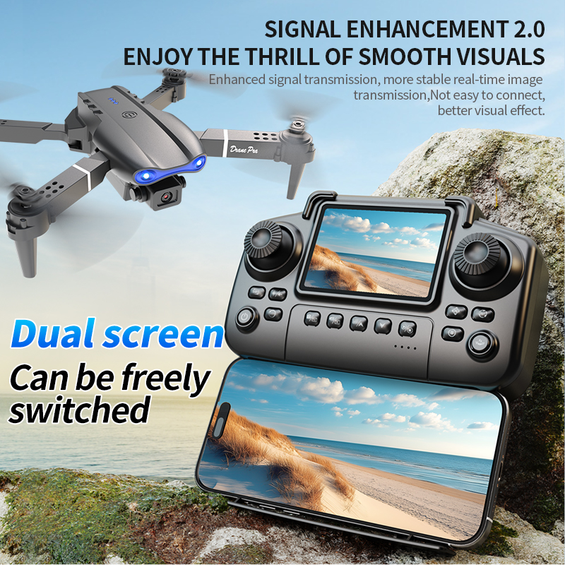 2025 E99 Screen-Controlled Ver - Drone Camera Hd avaliação e preço