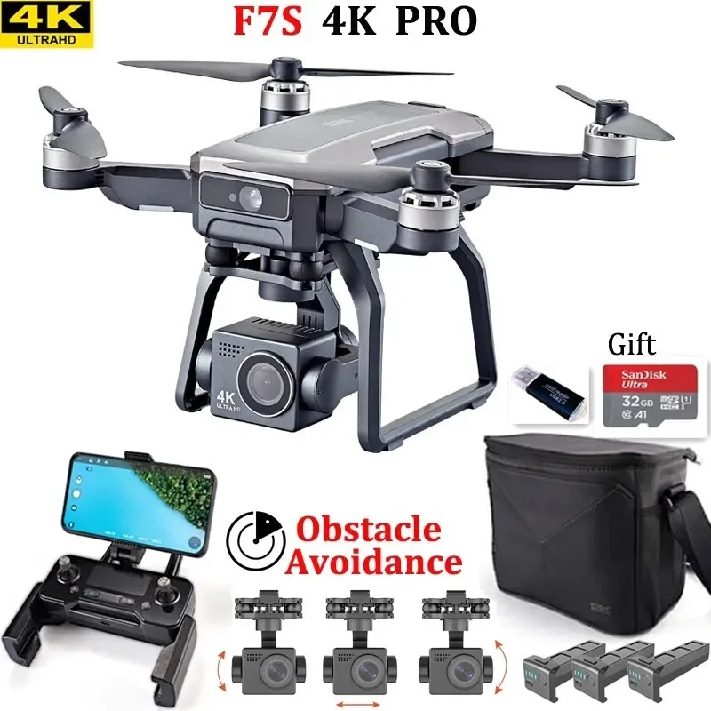 SJRC F7s 4K PRO Drone 4K obsca - Drone Camera With Gimbal avaliação e preço