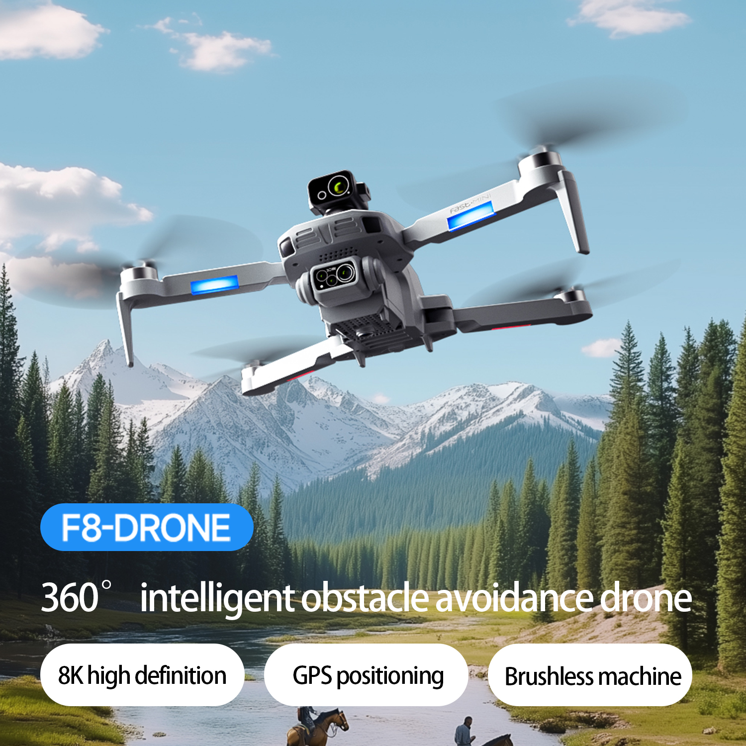 F8 MAX GPS Drone Professional  - Drone Camera Professional avaliação e preço