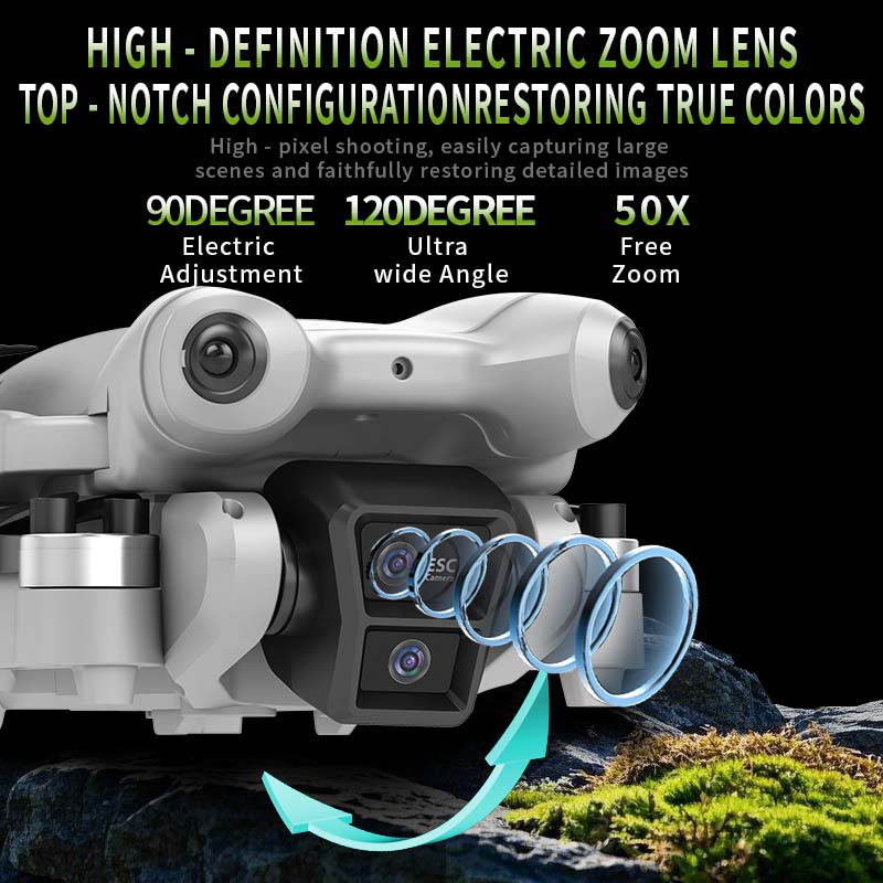 S101 Drone 8K HD Professinal D - Drone Camera Wide Angle avaliação e preço