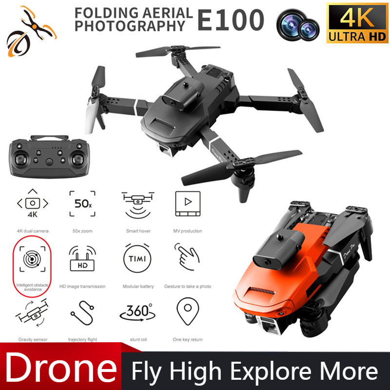 Mini E100 Four-sided Obstacle  - Drone Camera With Gimbal avaliação e preço