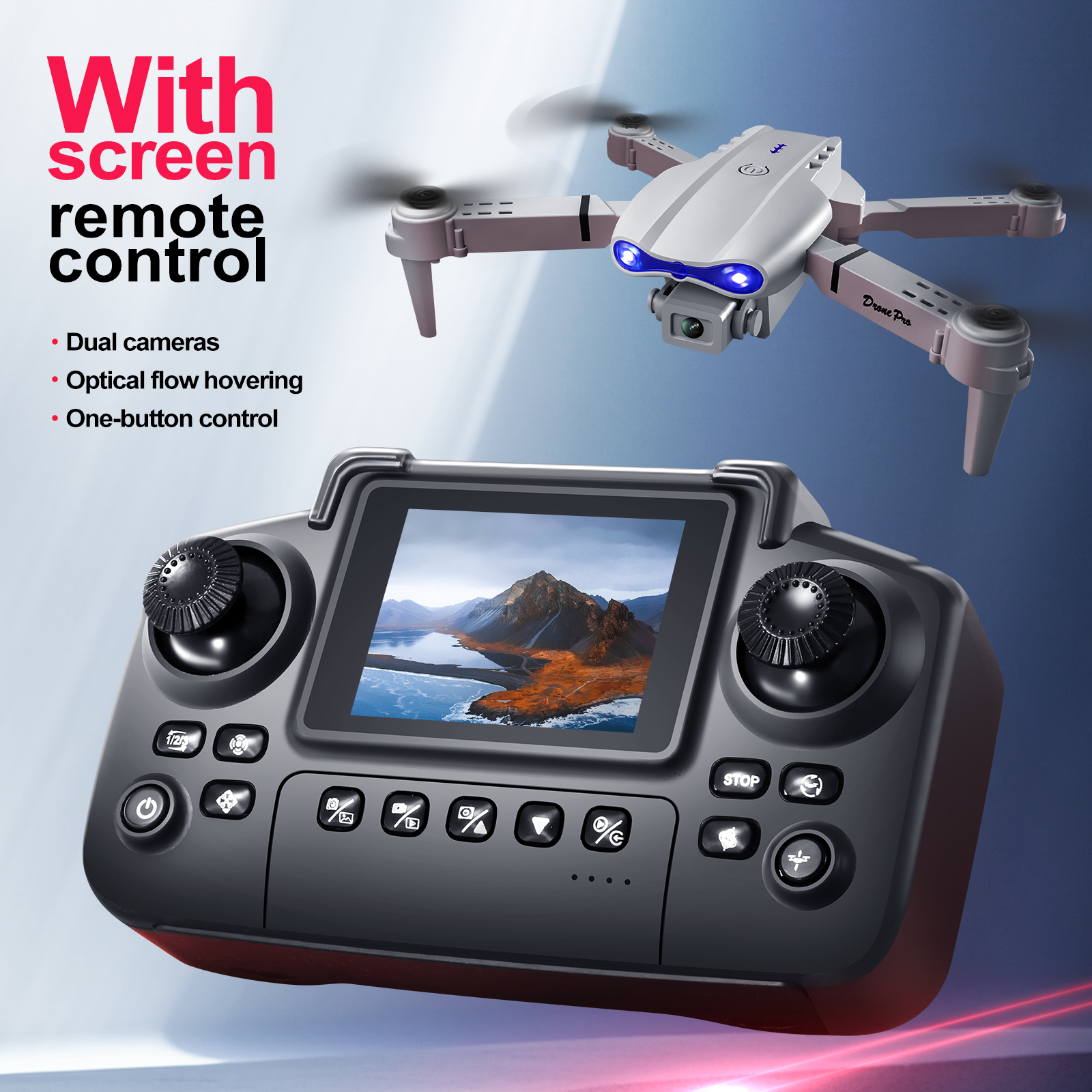 2025 New E88 E99 Upgraded Dron - Drone Camera Lens avaliação e preço