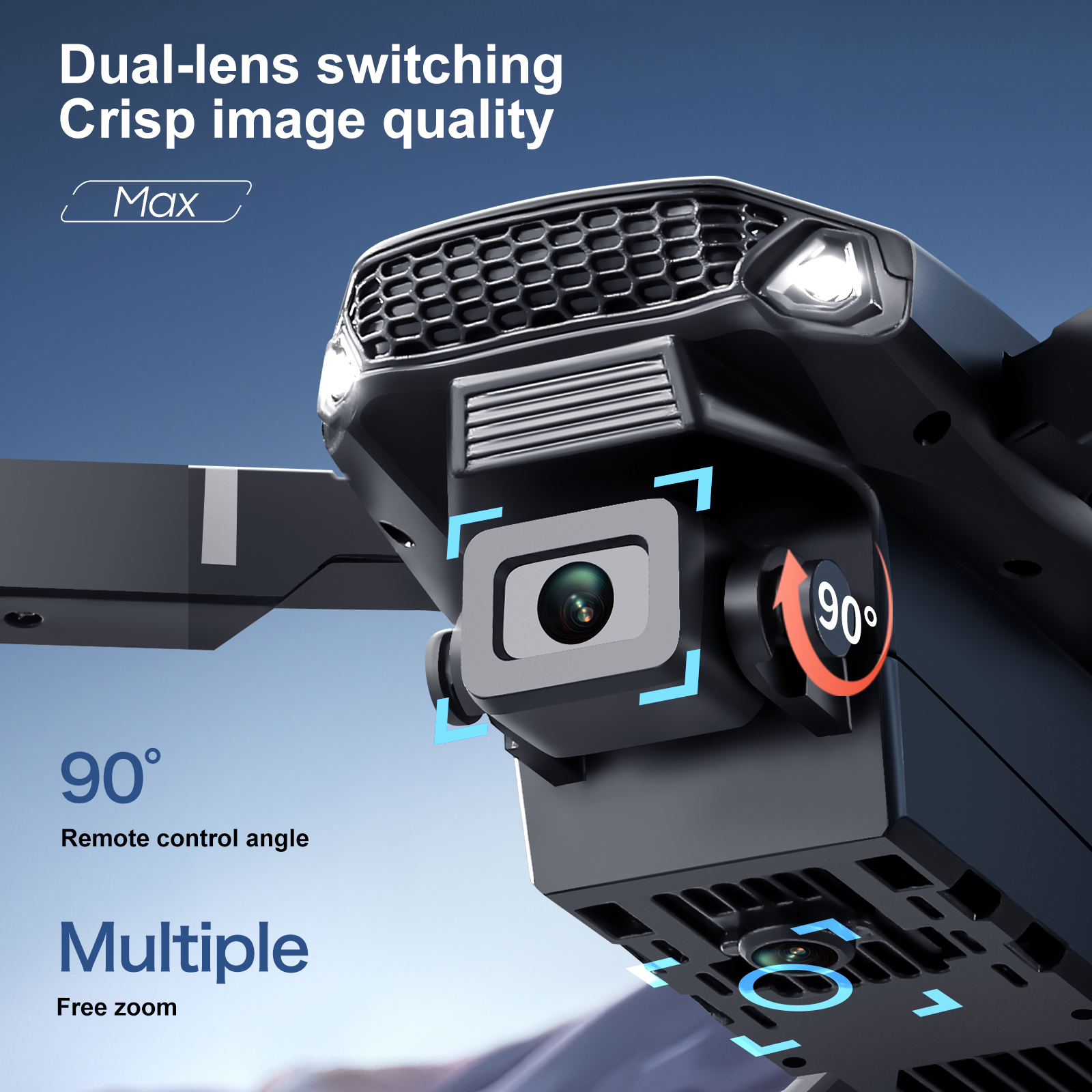 2025 New E88 E99 Upgraded Dron - Drone Camera Lens avaliação e preço