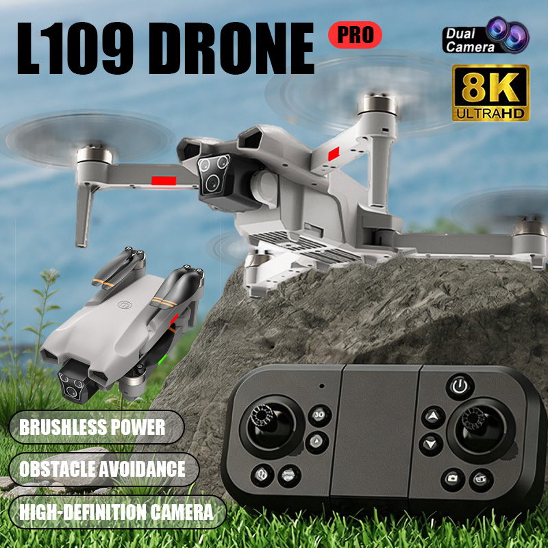 NEW Hot L017 Pro Drone Brushle - Drone Camera With Gimbal avaliação e preço