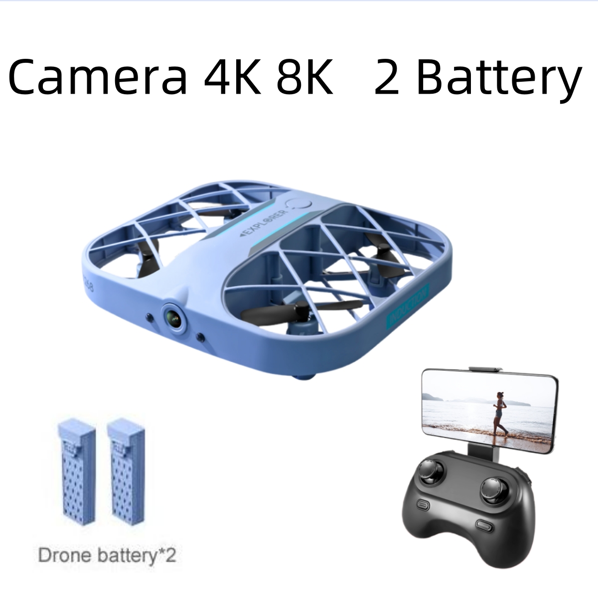JJRC H107 FPV RC Drone with 2  - Drone Camera Lens avaliação e preço